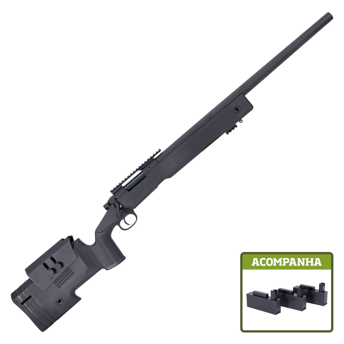 Rifle De Airsoft Sniper M40 Sa S02 Black Linha Core Ventureshop