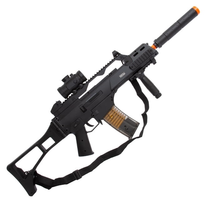Rifle AEG G36 H&K Umarex 6mm + Red dot + Bandoleira + Handgrip - VentureShop